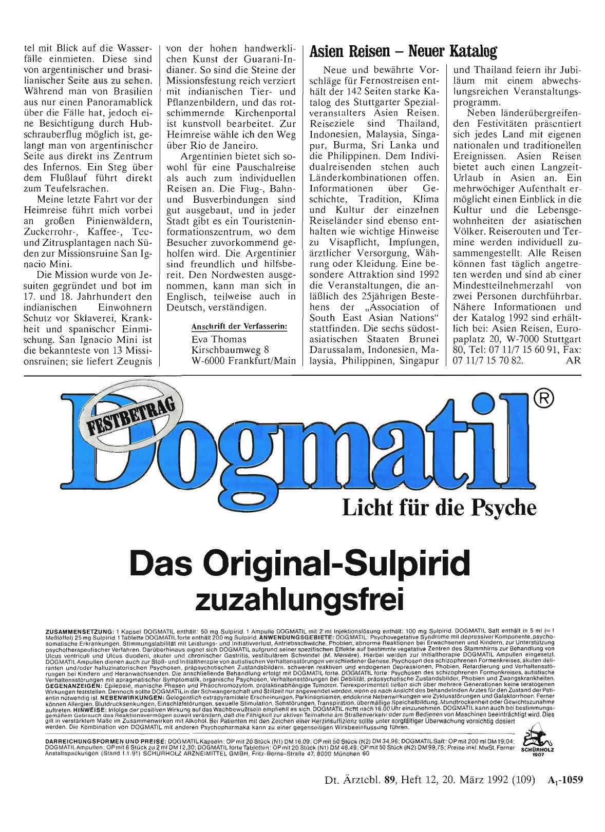 Vorschauseite 1: Asien Reisen — Neuer Katalog