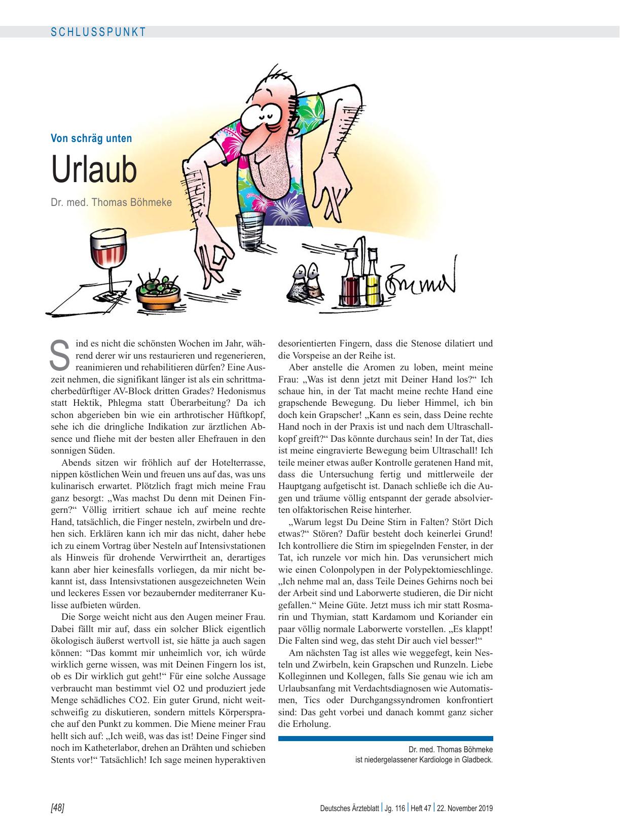 Vorschauseite 1: Von schräg unten: Urlaub