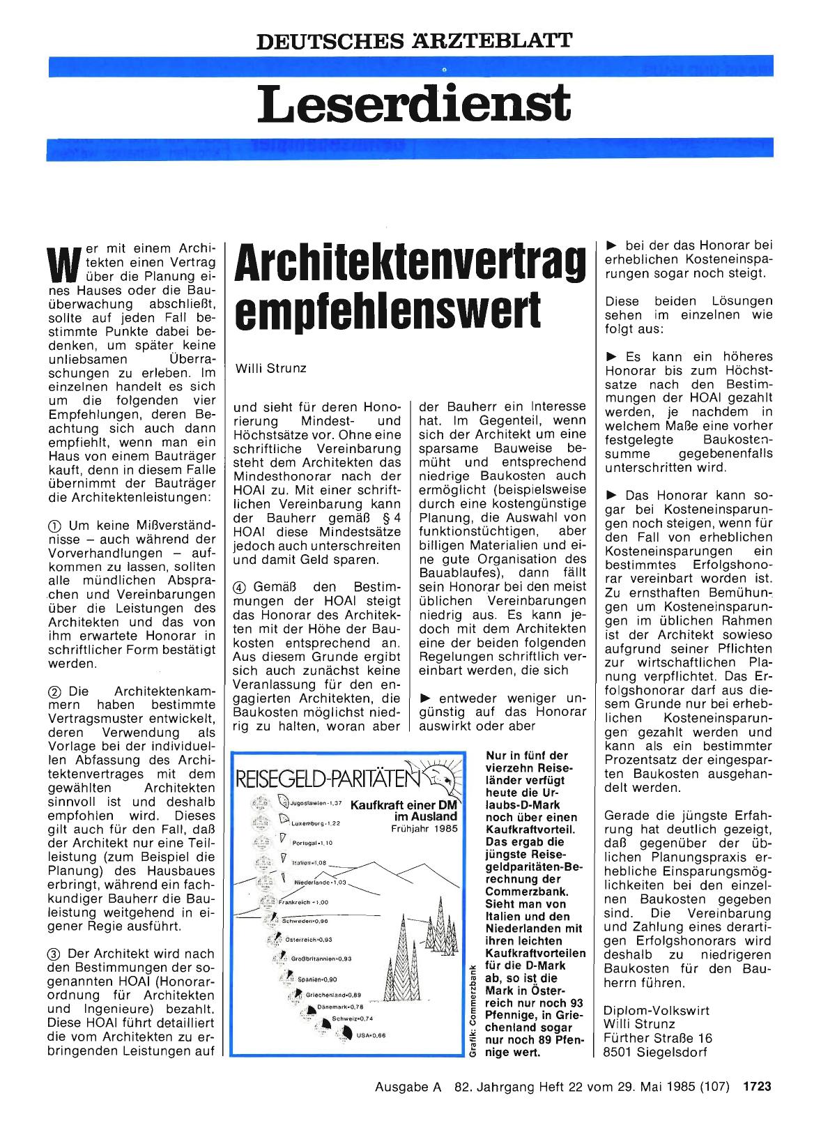 Vorschauseite 1: Architektenvertrag empfehlenswert