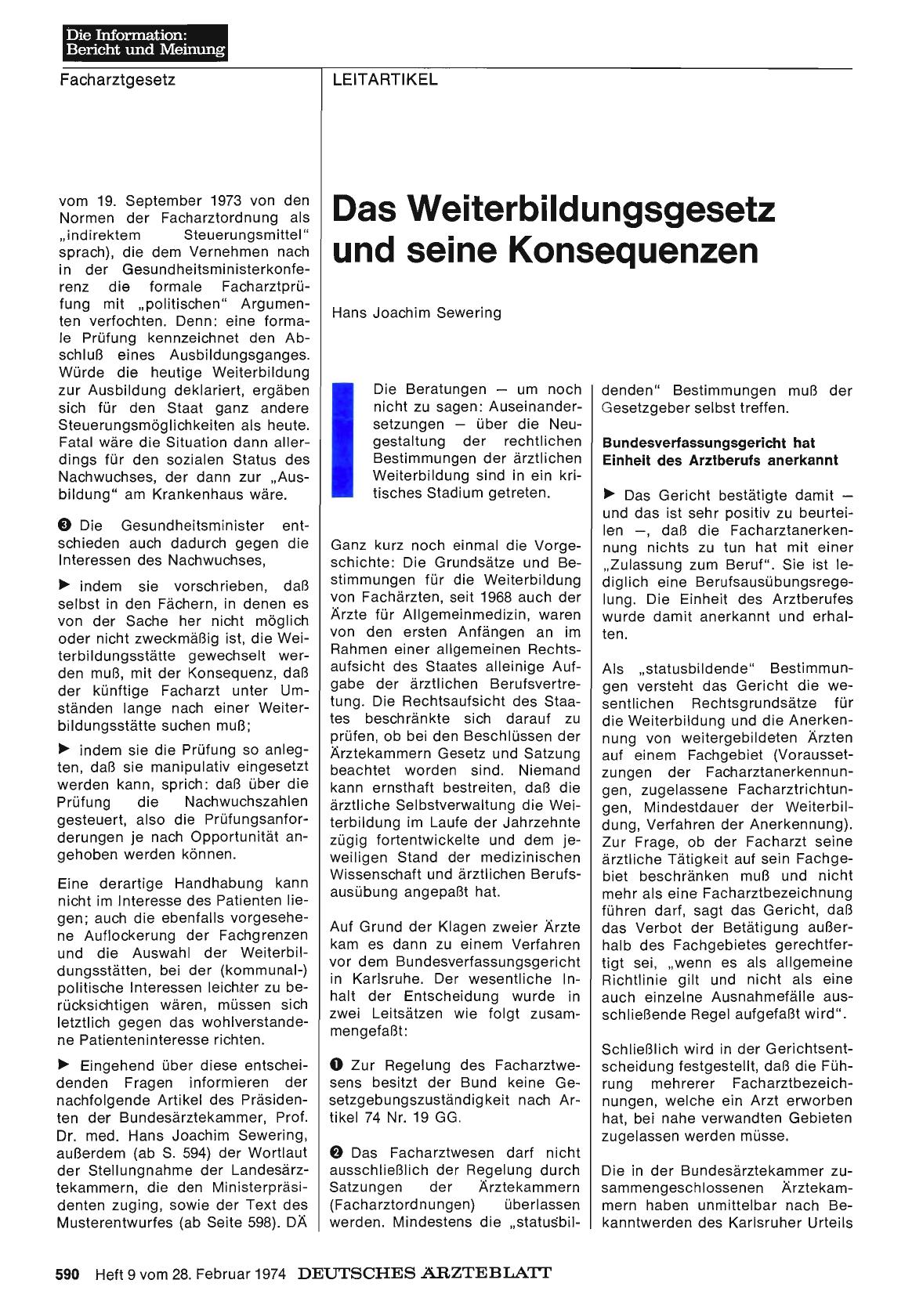 Vorschauseite 1: Das Weiterbildungsgesetz und seine Konsequenzen
