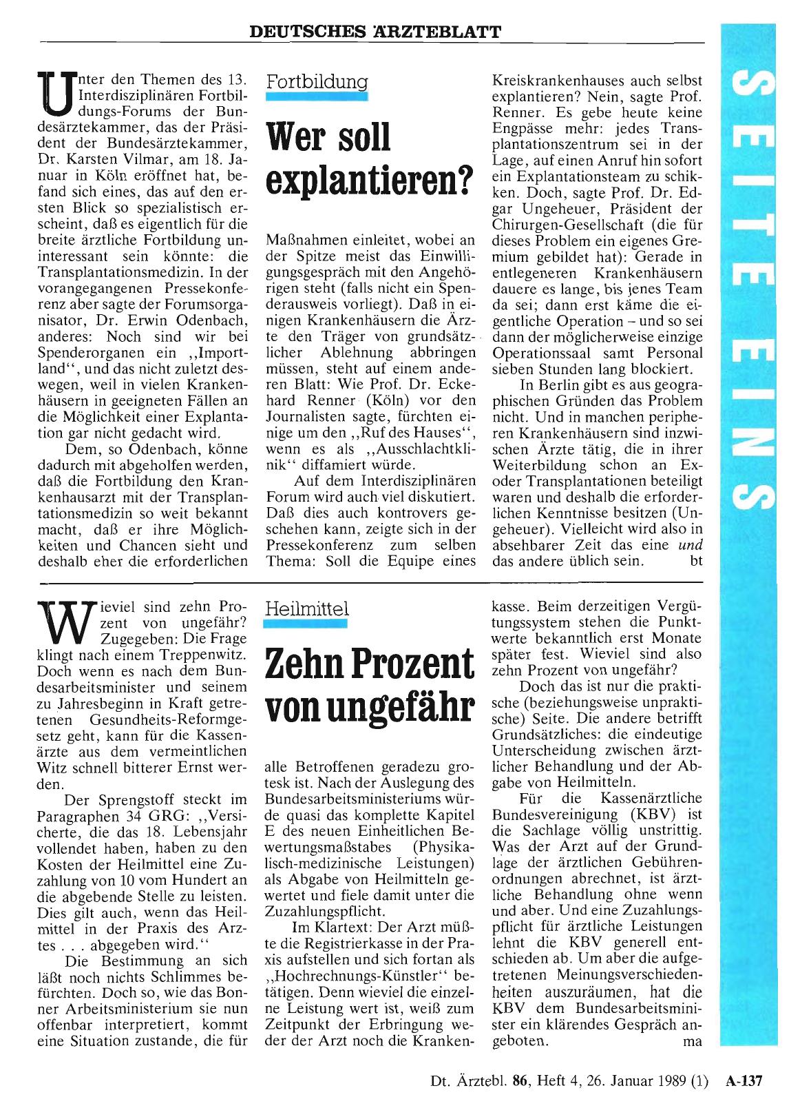 Vorschauseite 1: Heilmittel: Zehn Prozent von ungefähr
