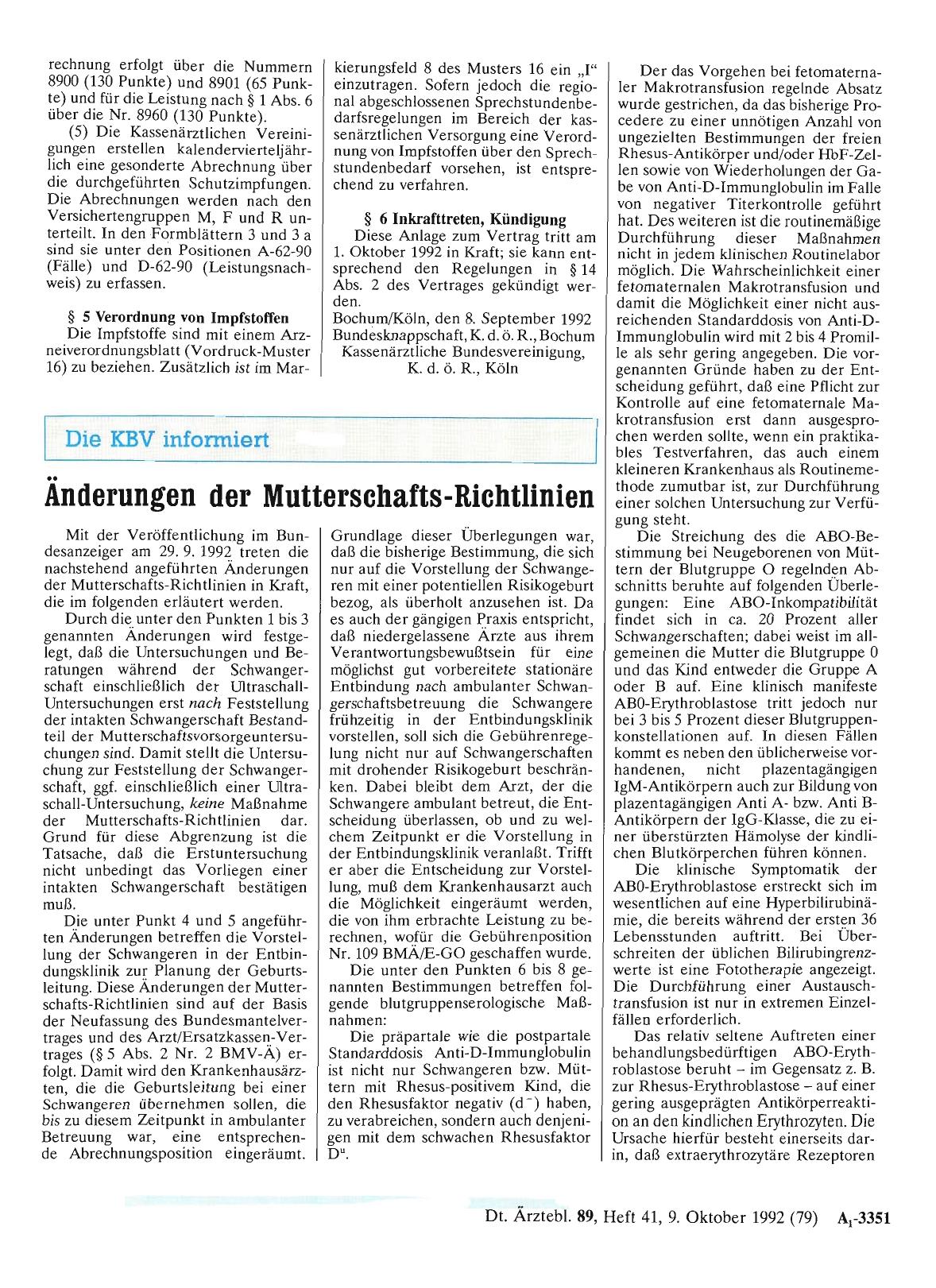 Vorschauseite 1: Änderungen der Mutterschafts-Richtlinien