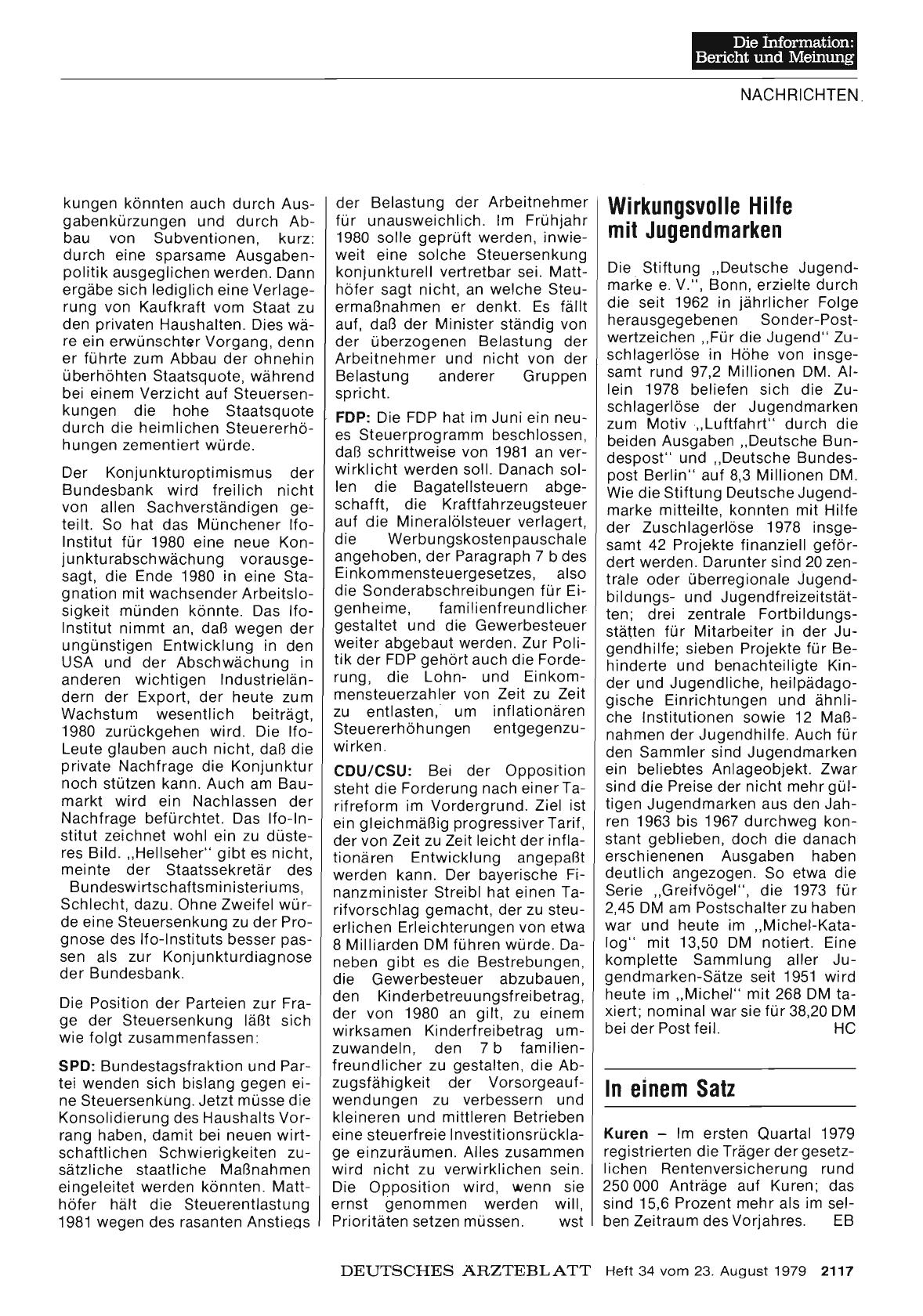 Vorschauseite 1: Wirkungsvolle Hilfe mit Jugendmarken