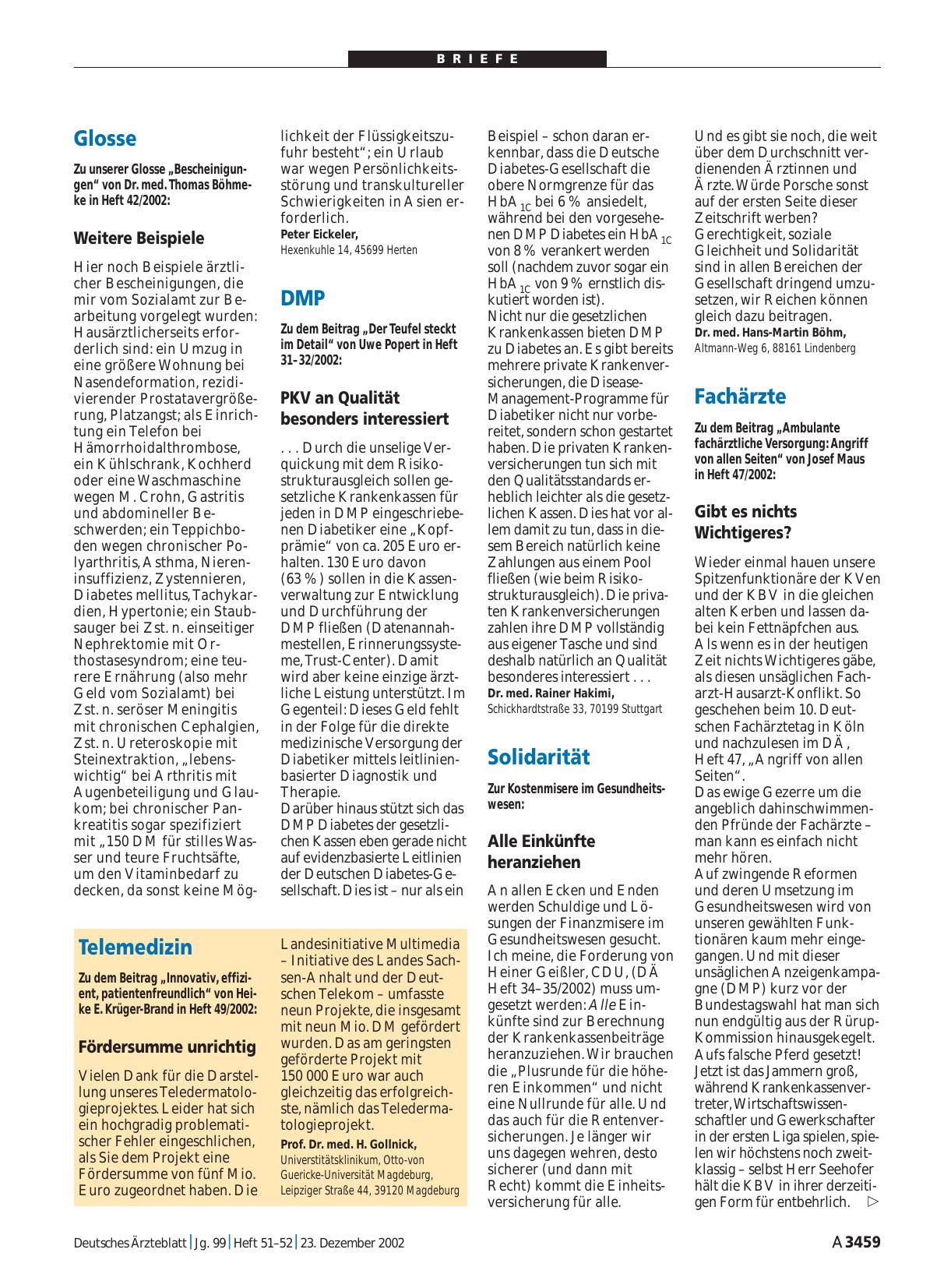 Vorschauseite 1: Glosse: Weitere Beispiele