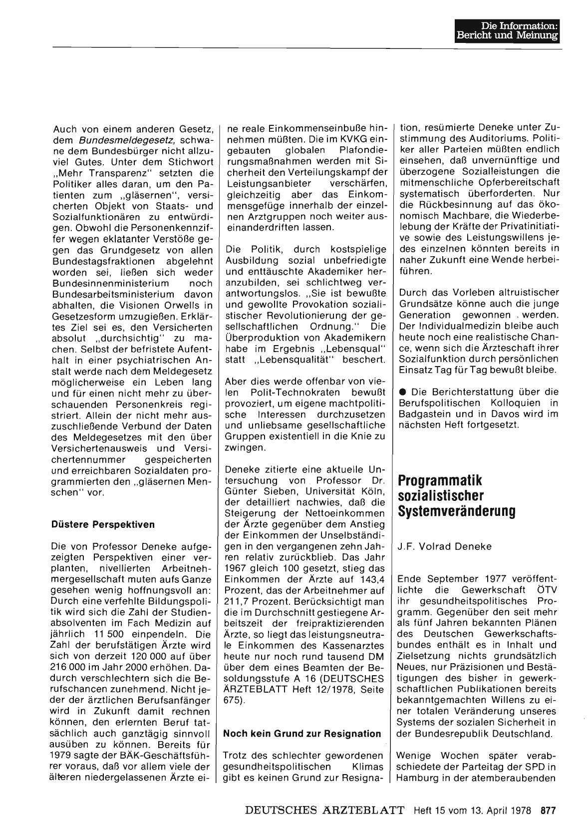 Vorschauseite 1: Programmatik sozialistischer Systemveränderung