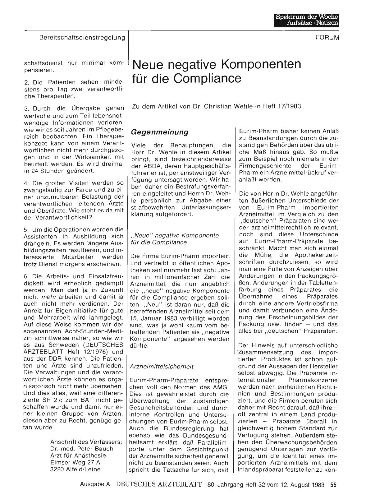 Vorschauseite 1: Neue negative Komponenten für die Compliance