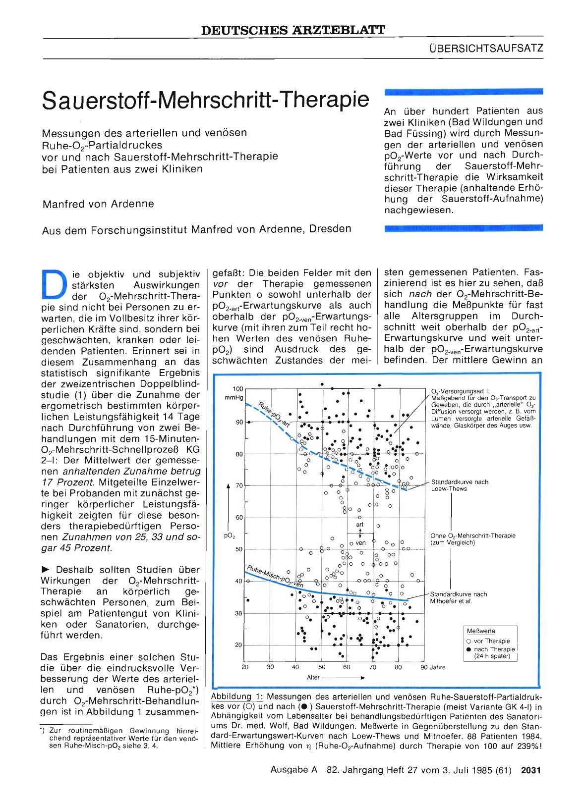 Vorschauseite 1: Sauerstoff-Mehrschritt-Therapie