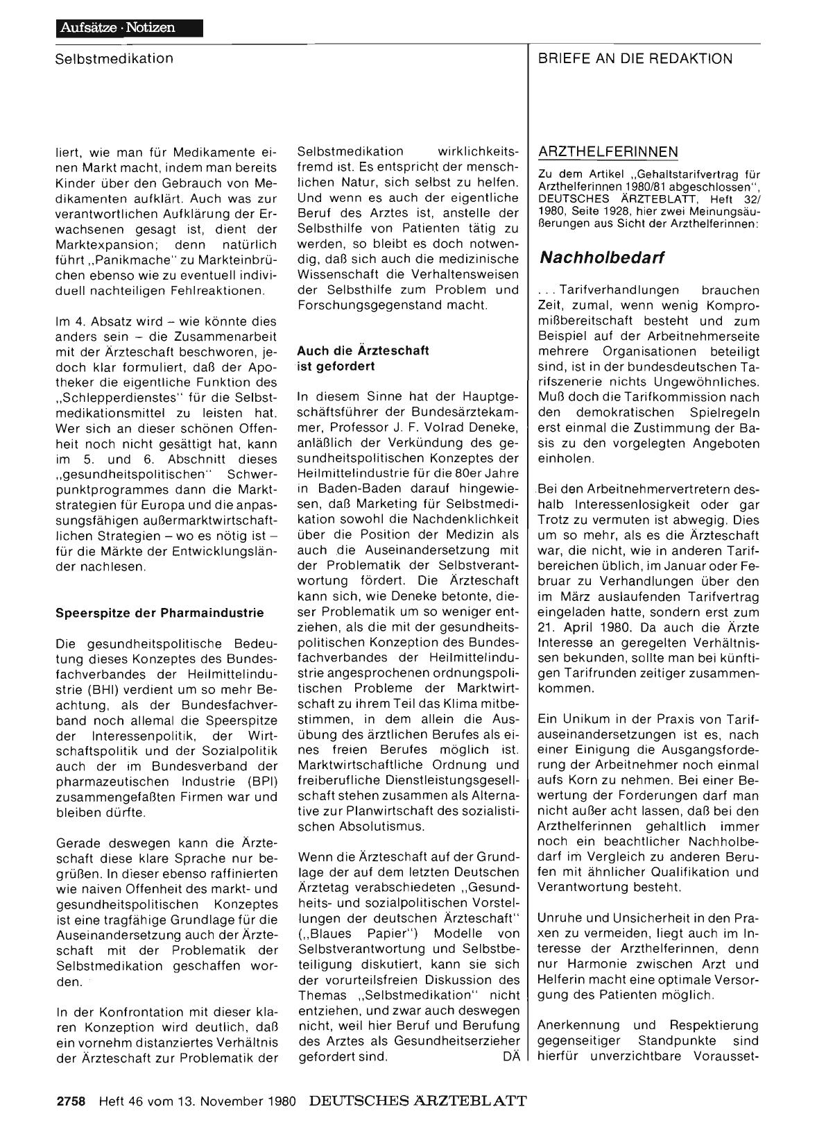 Vorschauseite 1: ARZTHELFERINNEN: Nachholbedarf