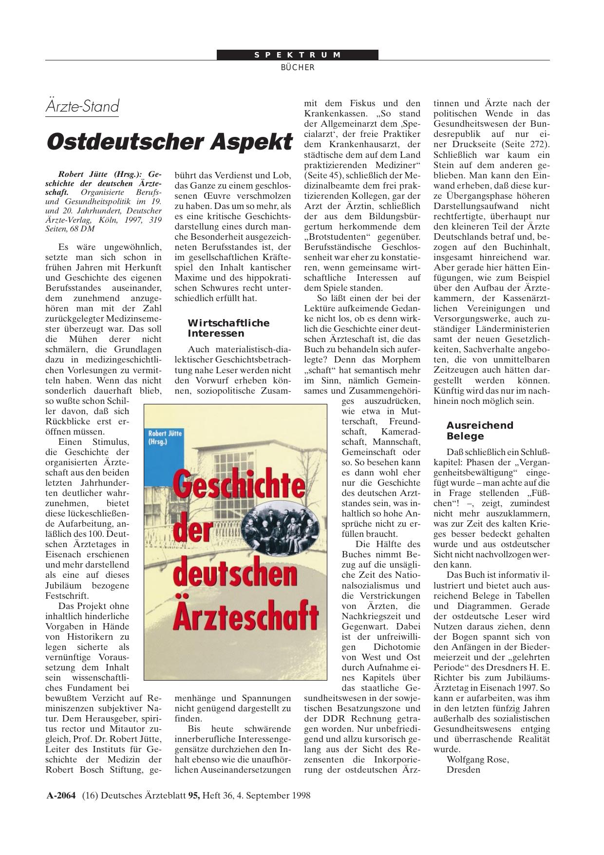 Vorschauseite 1: Geschichte der deutschen Ärzteschaft