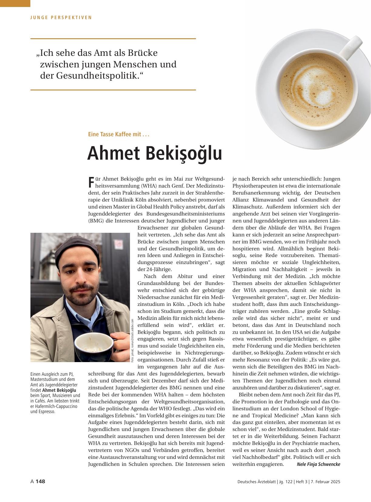 Vorschauseite 1: Eine Tasse Kaffee mit. .. : Ahmet Bekişoğlu