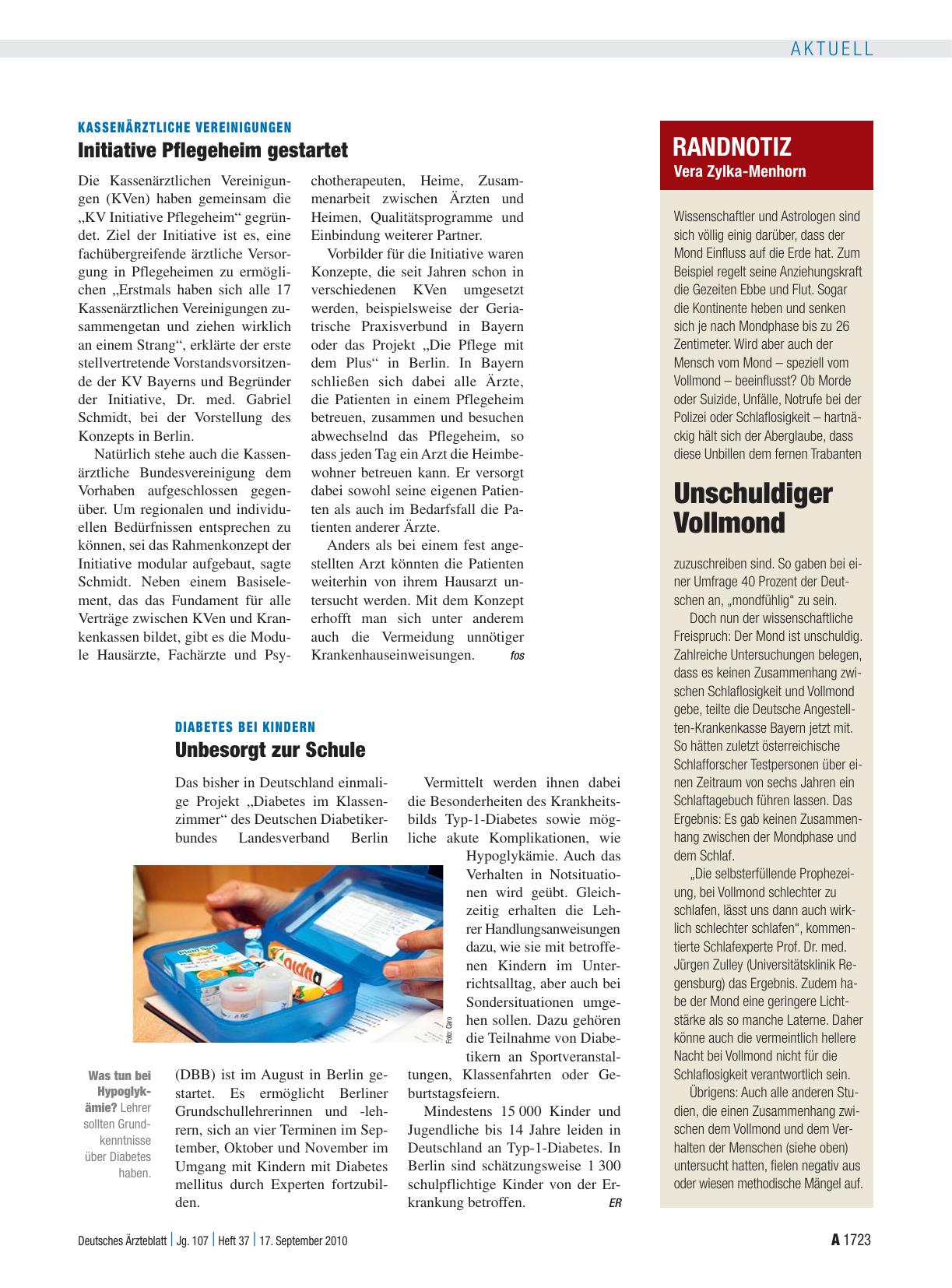 Vorschauseite 1: Randnotiz: Unschuldiger Vollmond
