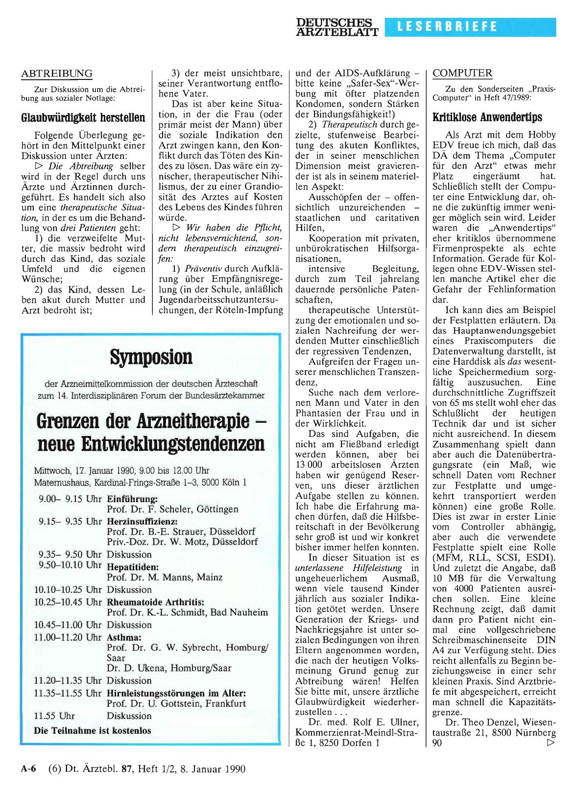 Vorschauseite 1: ABTREIBUNG: Glaubwürdigkeit herstellen