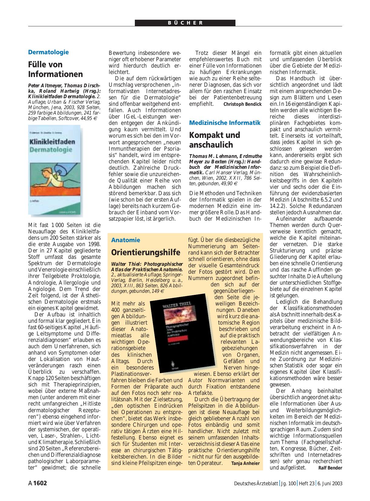 Vorschauseite 1: Klinikleitfaden Dermatologie
