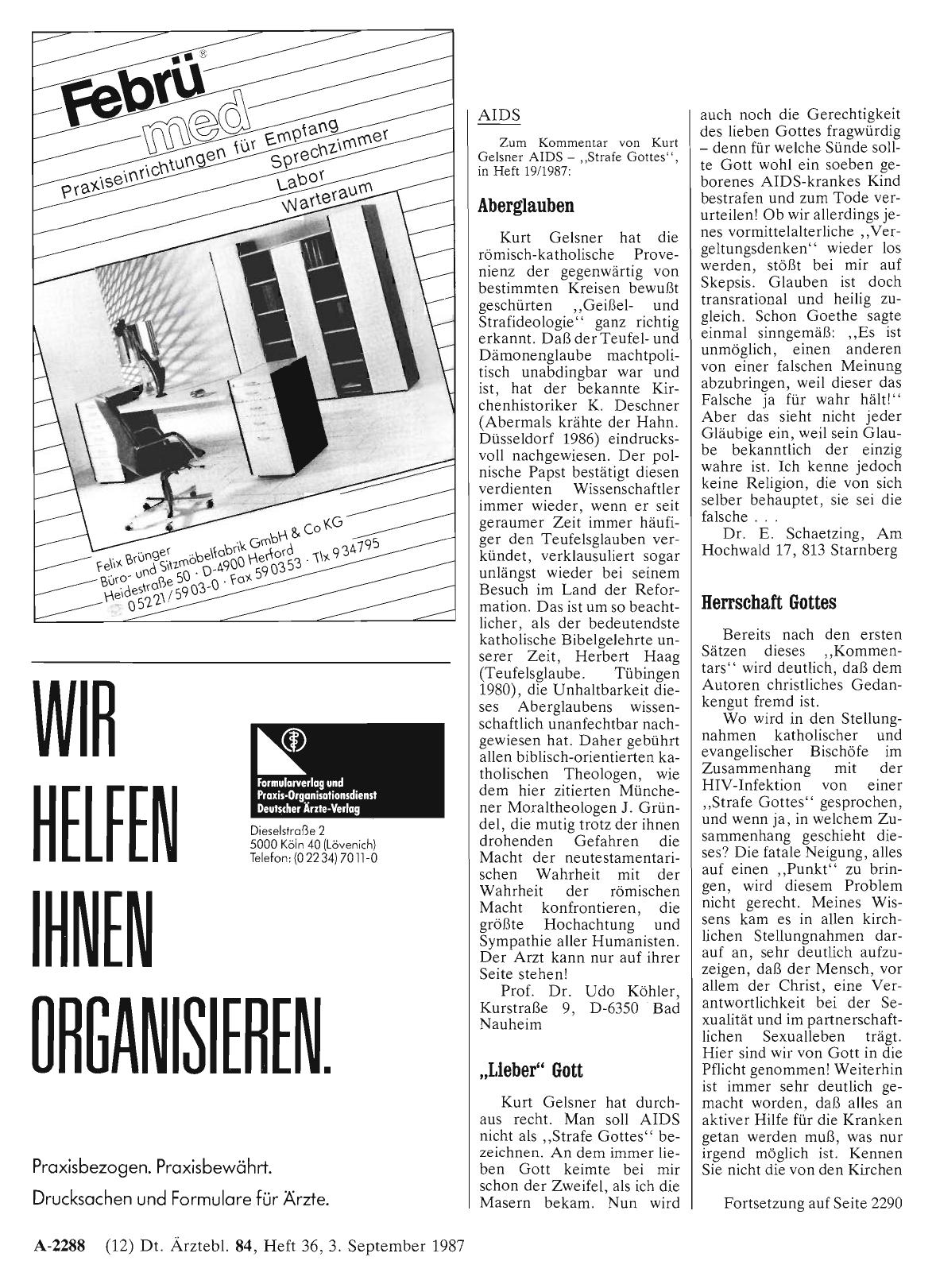 Vorschauseite 1: AIDS: Aberglauben