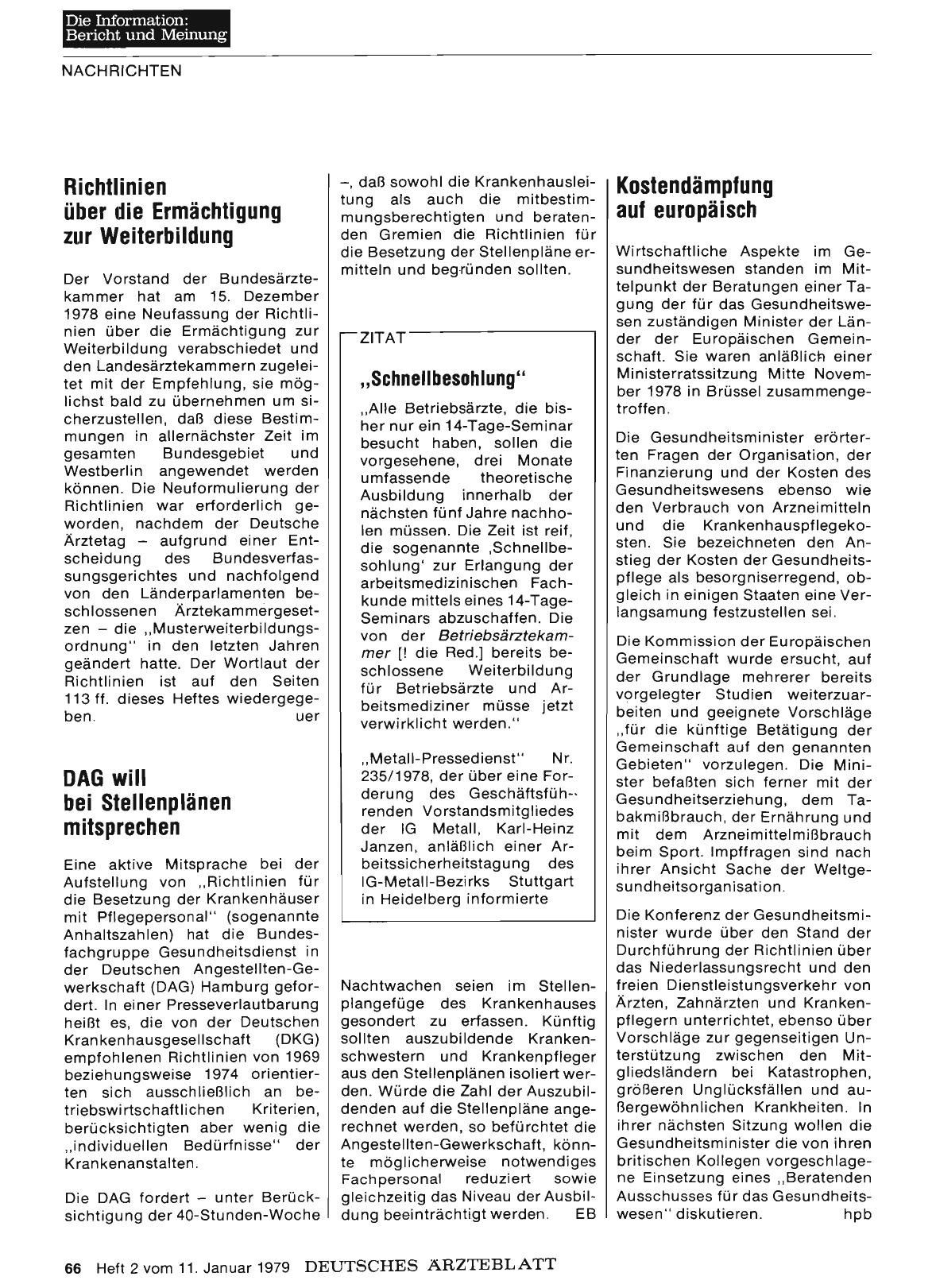 Vorschauseite 1: Kostendämpfung auf europäisch
