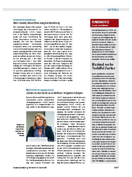 Vorschauseite 1: Randnotiz: Maximal sechs Teelöffel Zucker