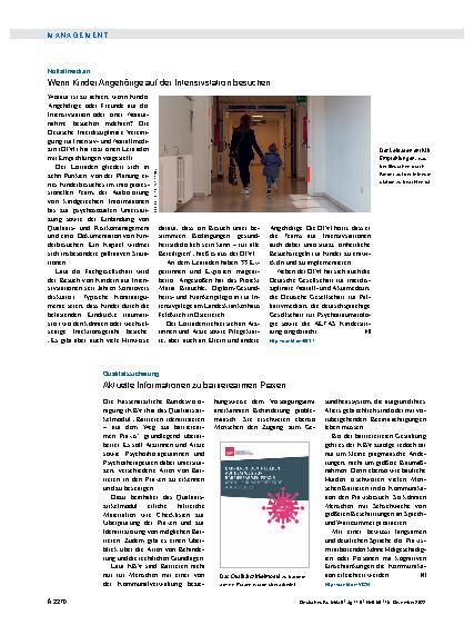 Vorschauseite 1: Qualitätssicherung: Aktuelle Informationen zu barrierearmen Praxen