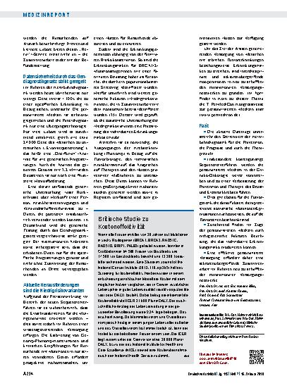 Vorschauseite 4: Personalisierte Medizin in der Gynäko-Onkologie: Fortschritte bedingen neue Herausforderungen