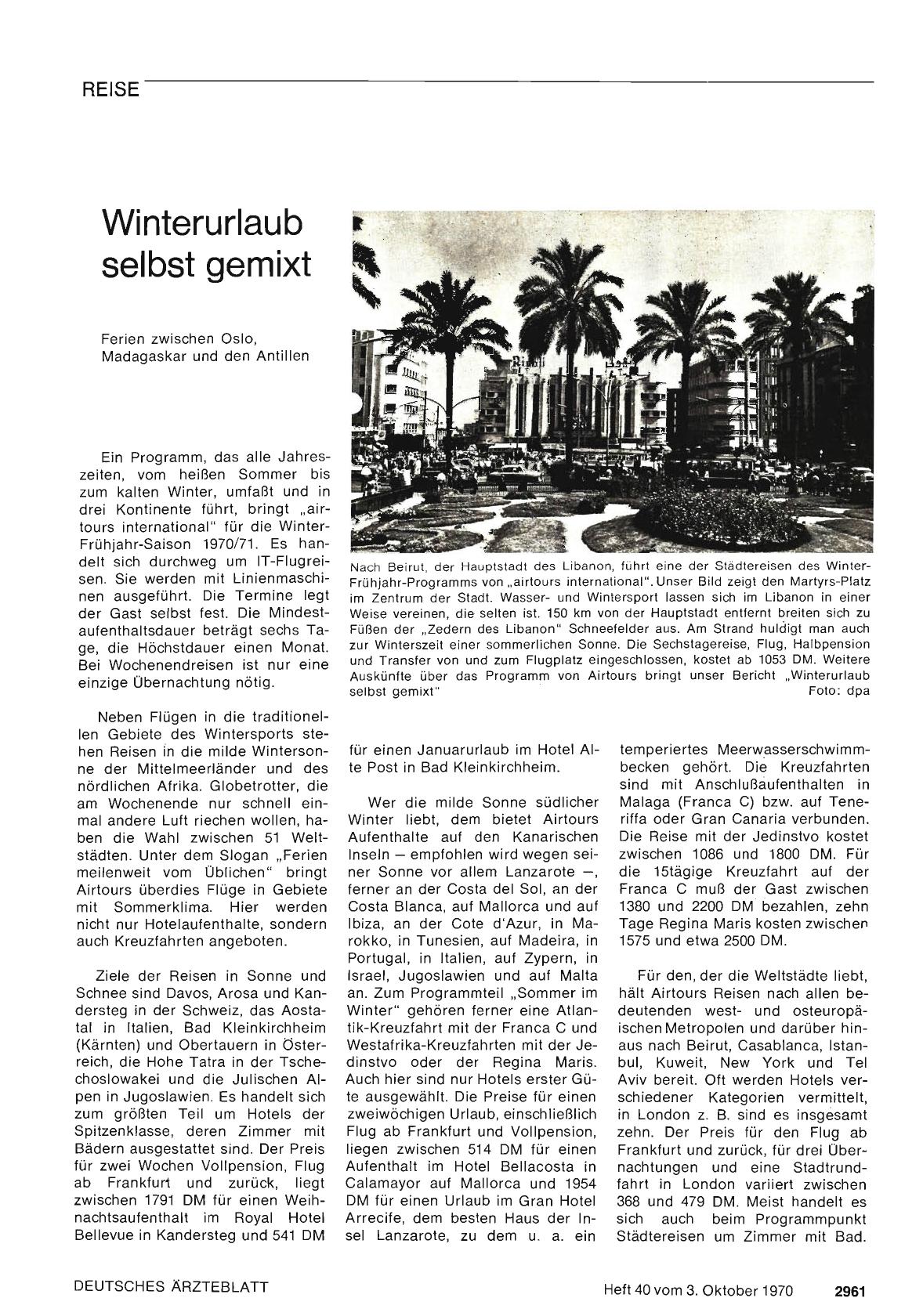 Vorschauseite 1: Winterurlaub selbst gemixt