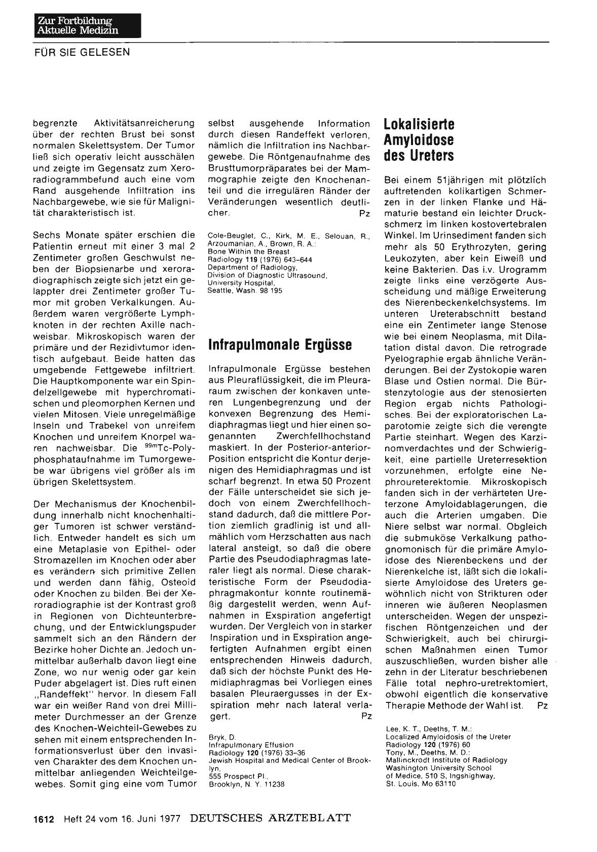 Vorschauseite 1: Lokalisierte Amyloidose des Ureters
