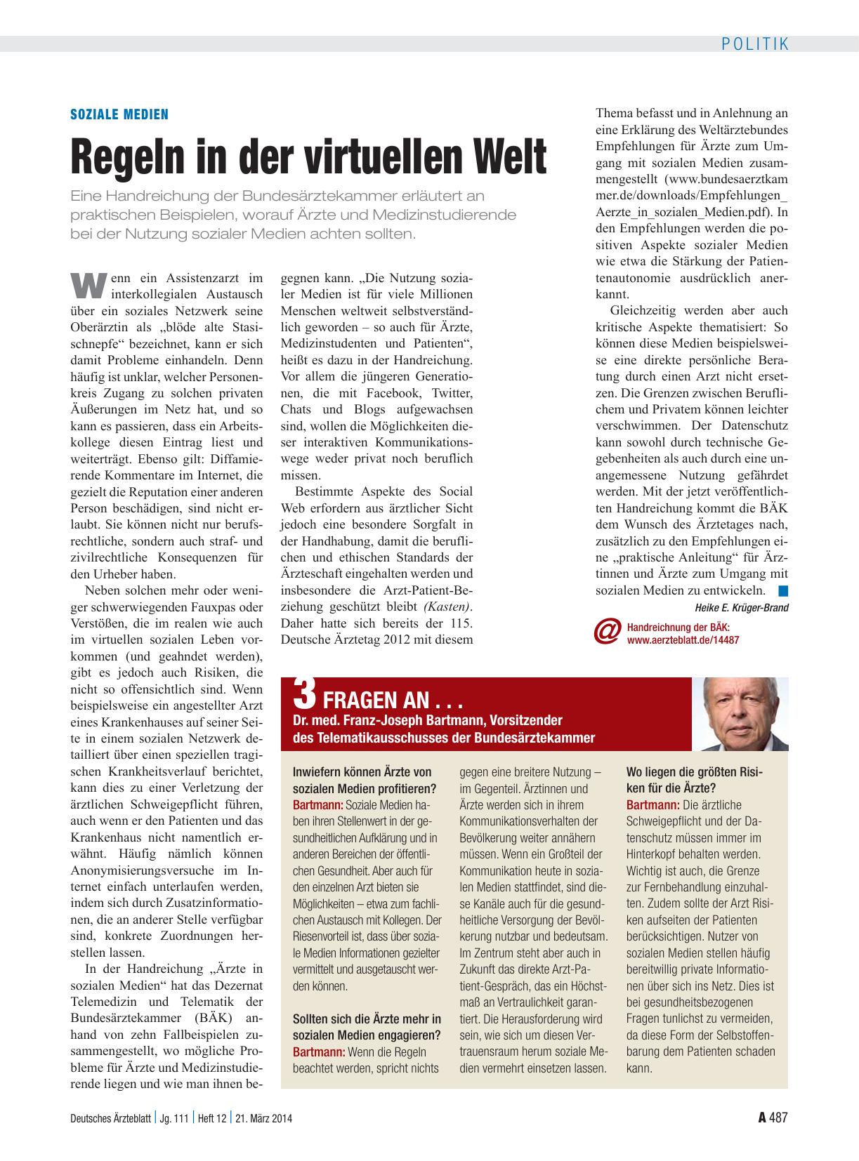 Vorschauseite 1: Soziale Medien: Regeln in der virtuellen Welt