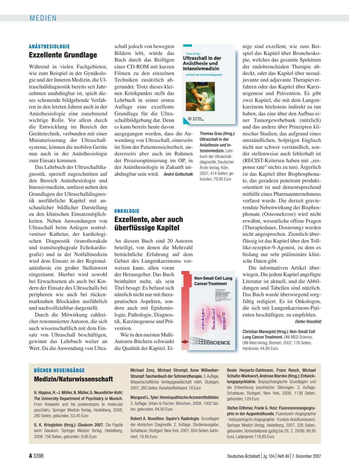 Vorschauseite 1: Non-Small Cell Lung Cancer Treatment