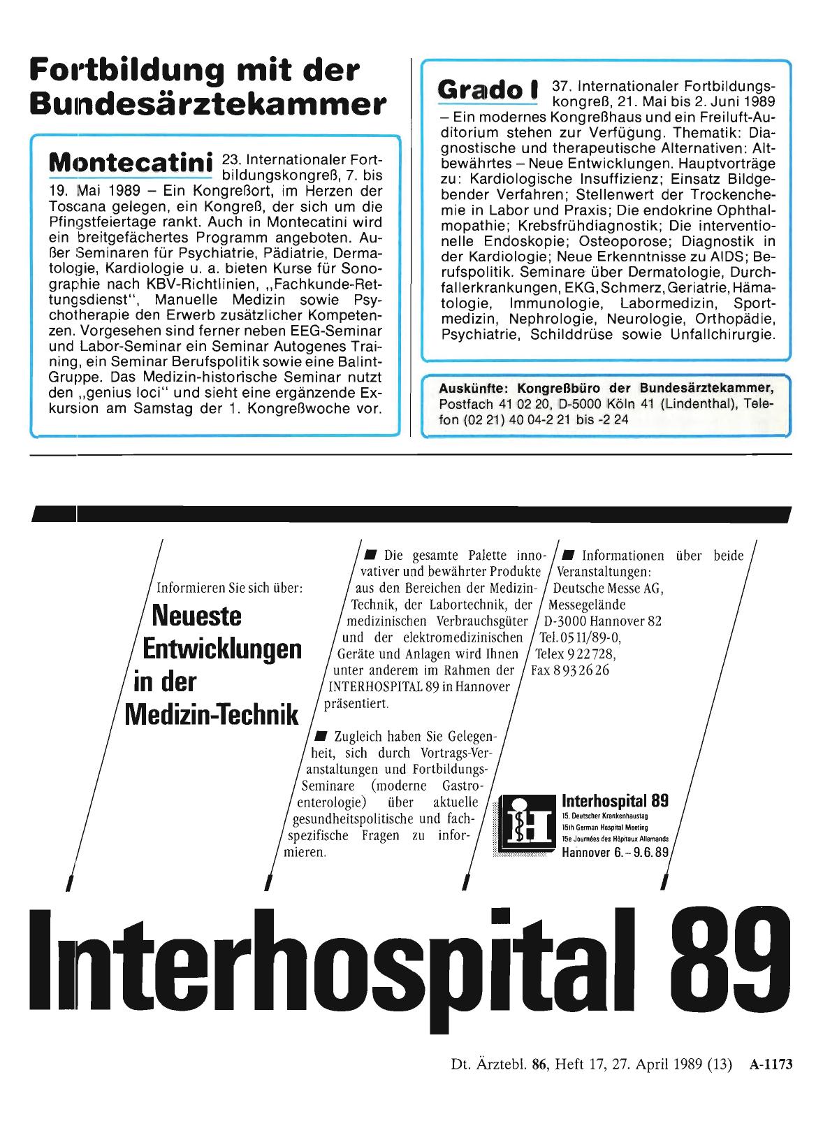 Vorschauseite 1: Fortbildung mit der Bundesärztekammer
