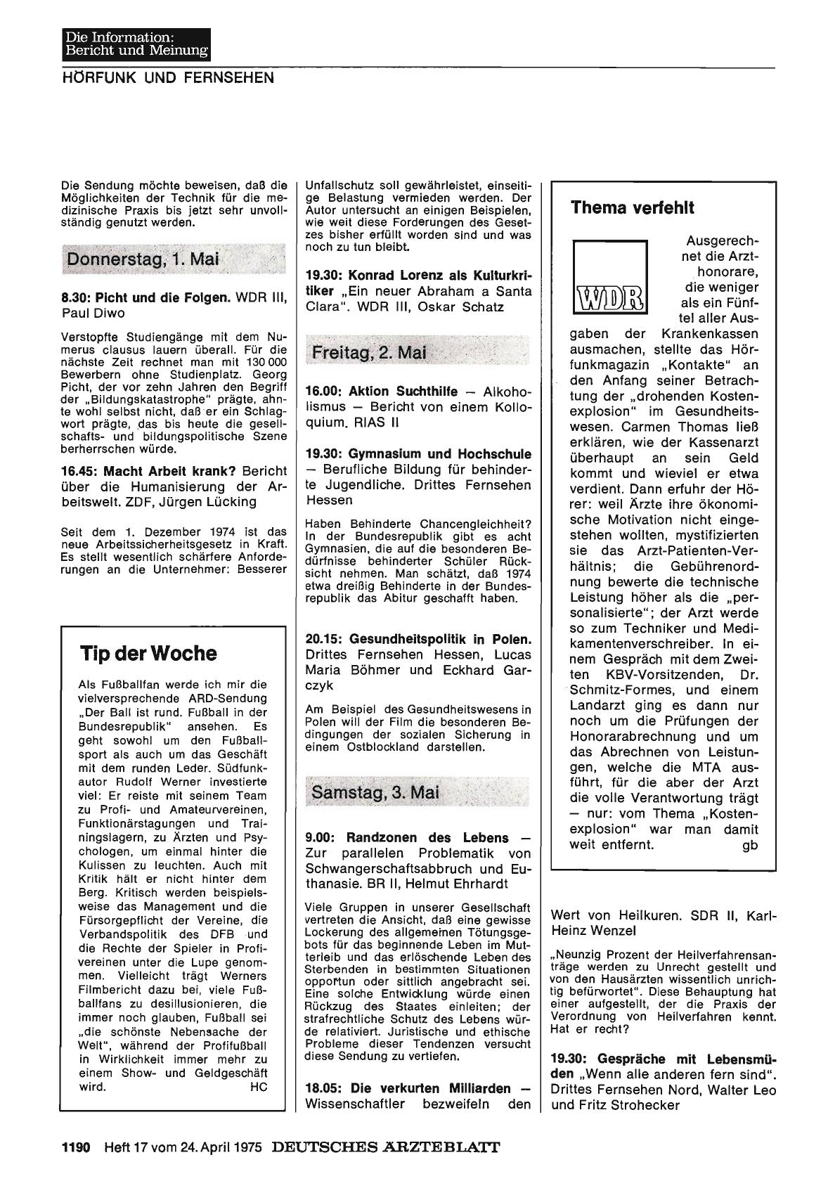 Vorschauseite 1: Thema verfehlt