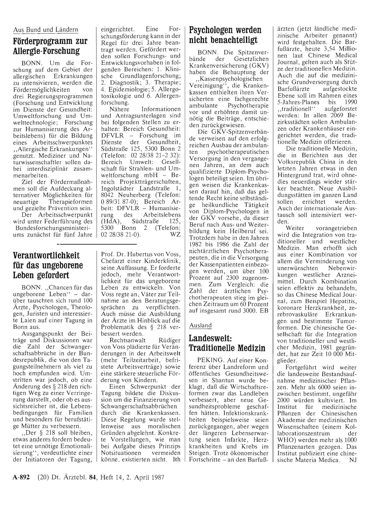 Vorschauseite 1: Förderprogramm zur Allergie-Forschung