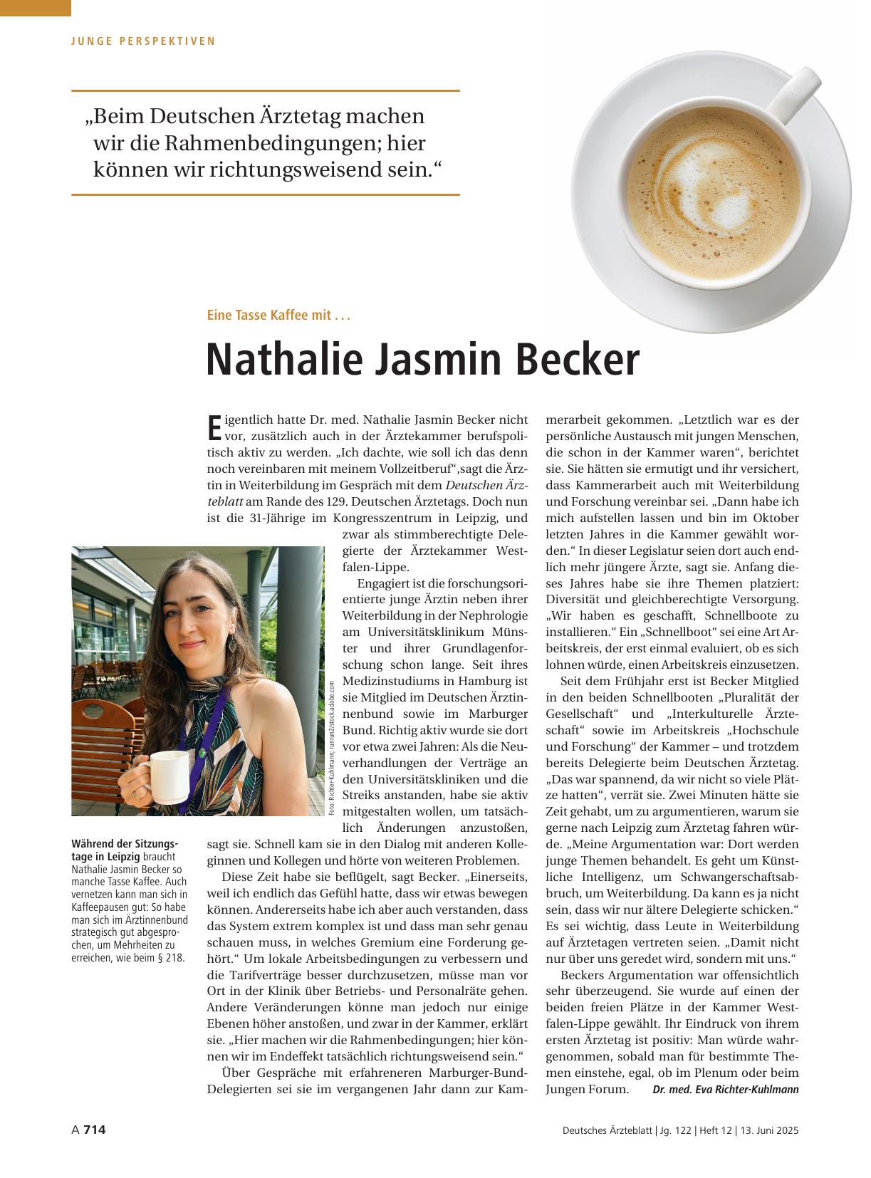 Vorschauseite 1: Eine Tasse Kaffee mit. .. Nathalie Jasmin Becker