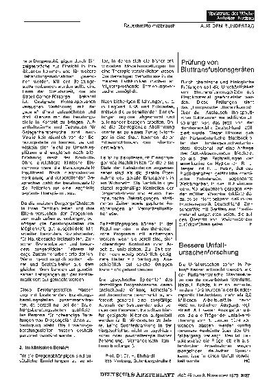 Vorschauseite 1: Bessere Unfallursachenforschung