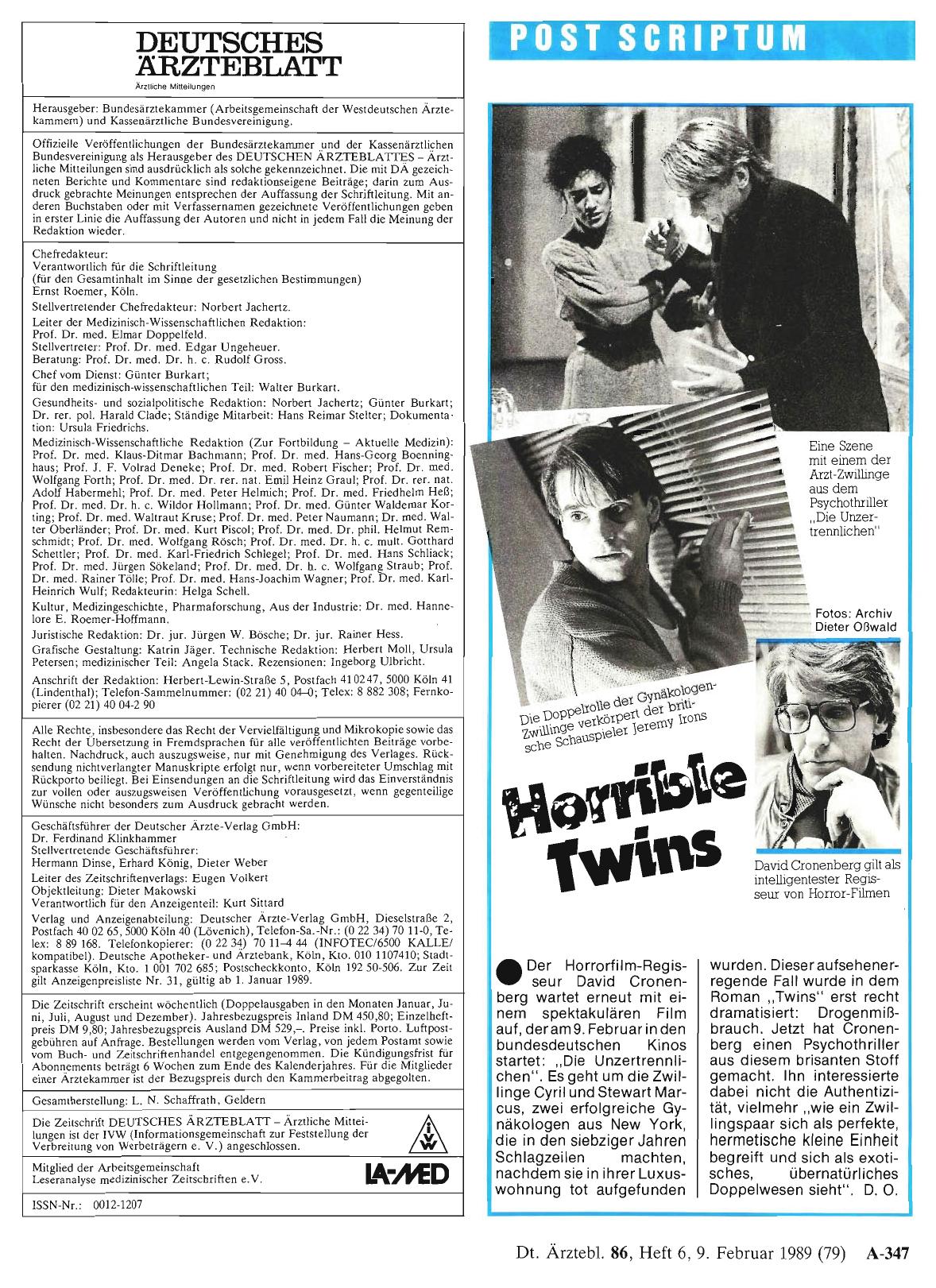 Vorschauseite 1: Horrible Twins