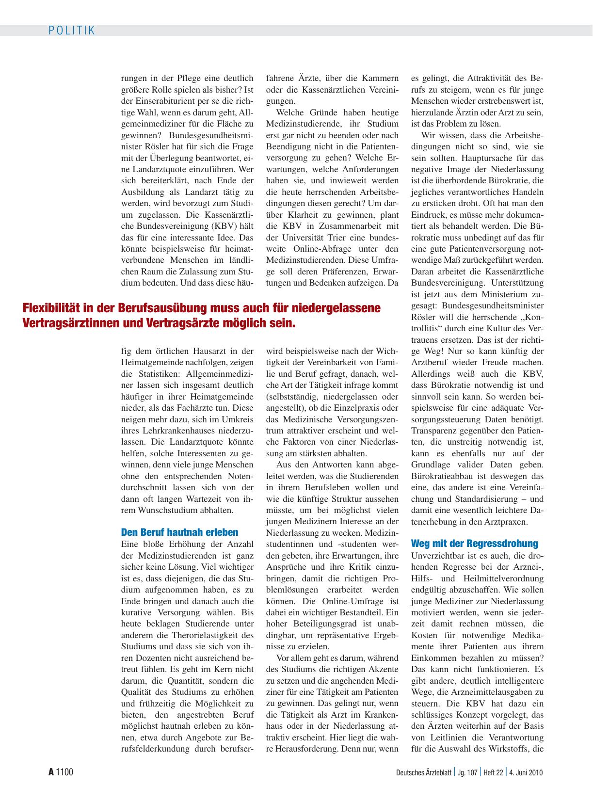 Vorschauseite 2: Ärztemangel: Was tun, wenn der Nachwuchs ausbleibt?