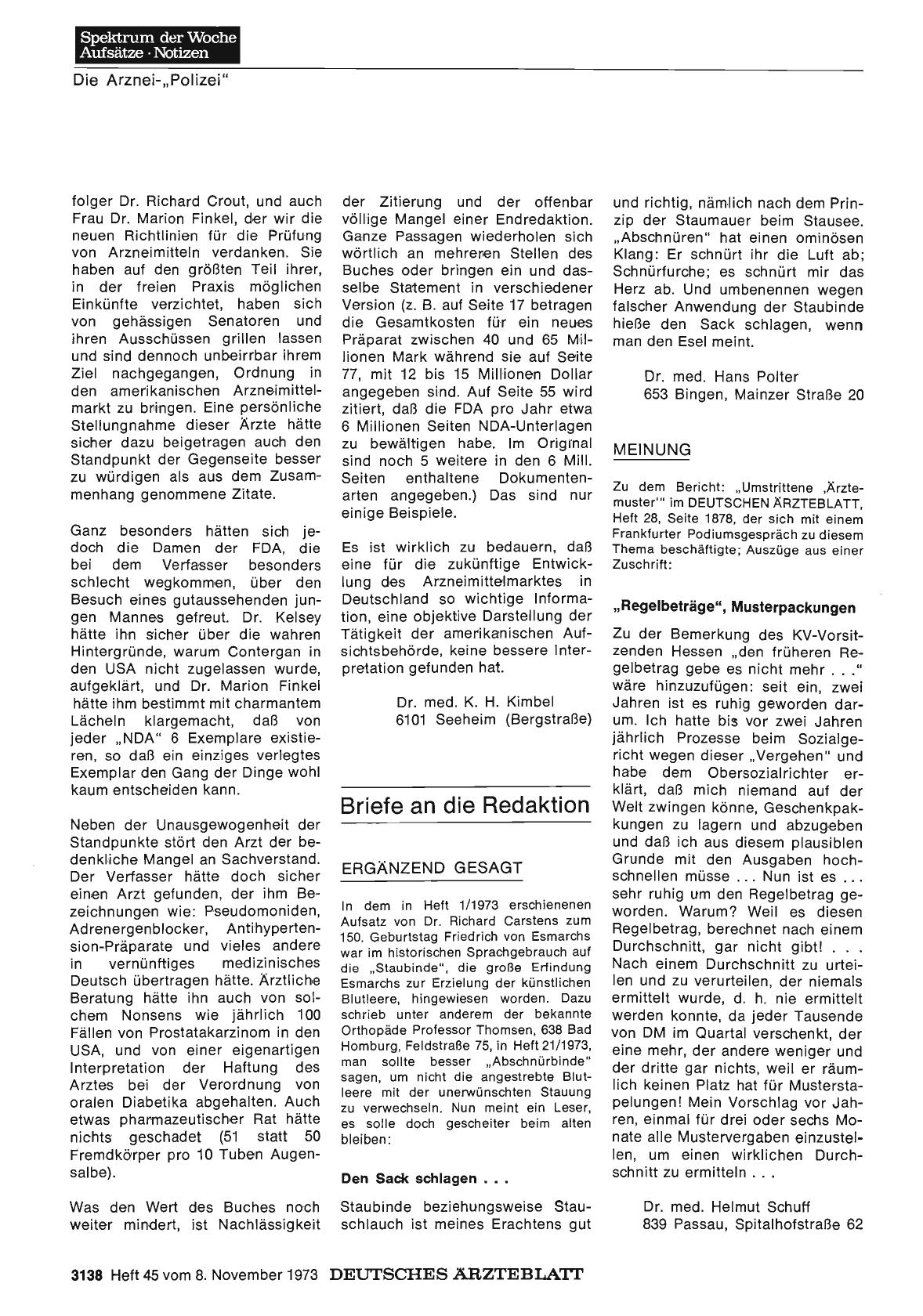Vorschauseite 1: ERGÄNZEND GESAGT: Den Sack schlagen. ..
