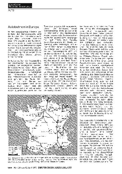 Vorschauseite 1: Autobahnen in Europa