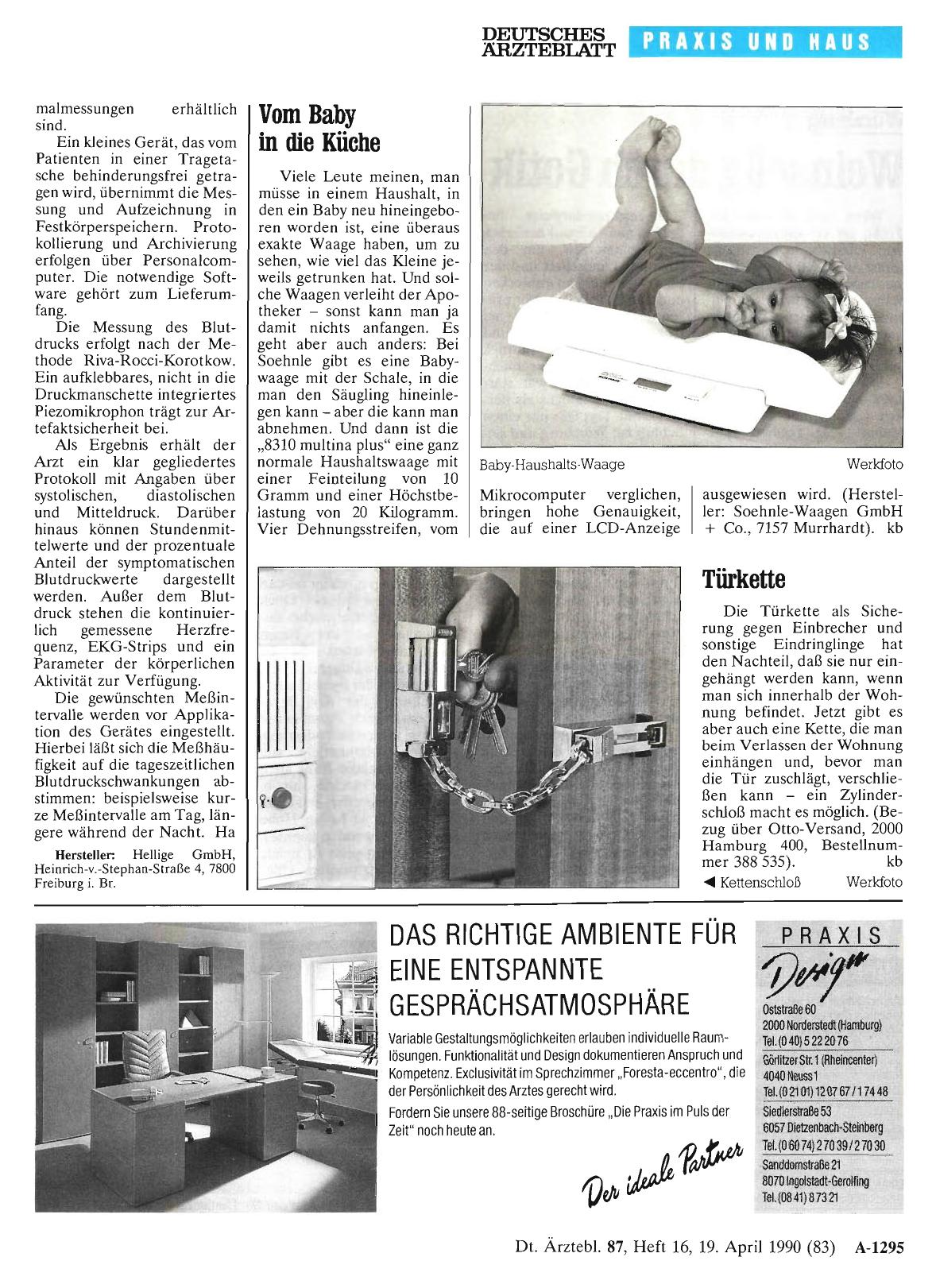 Vorschauseite 1: Vom Baby in die Küche