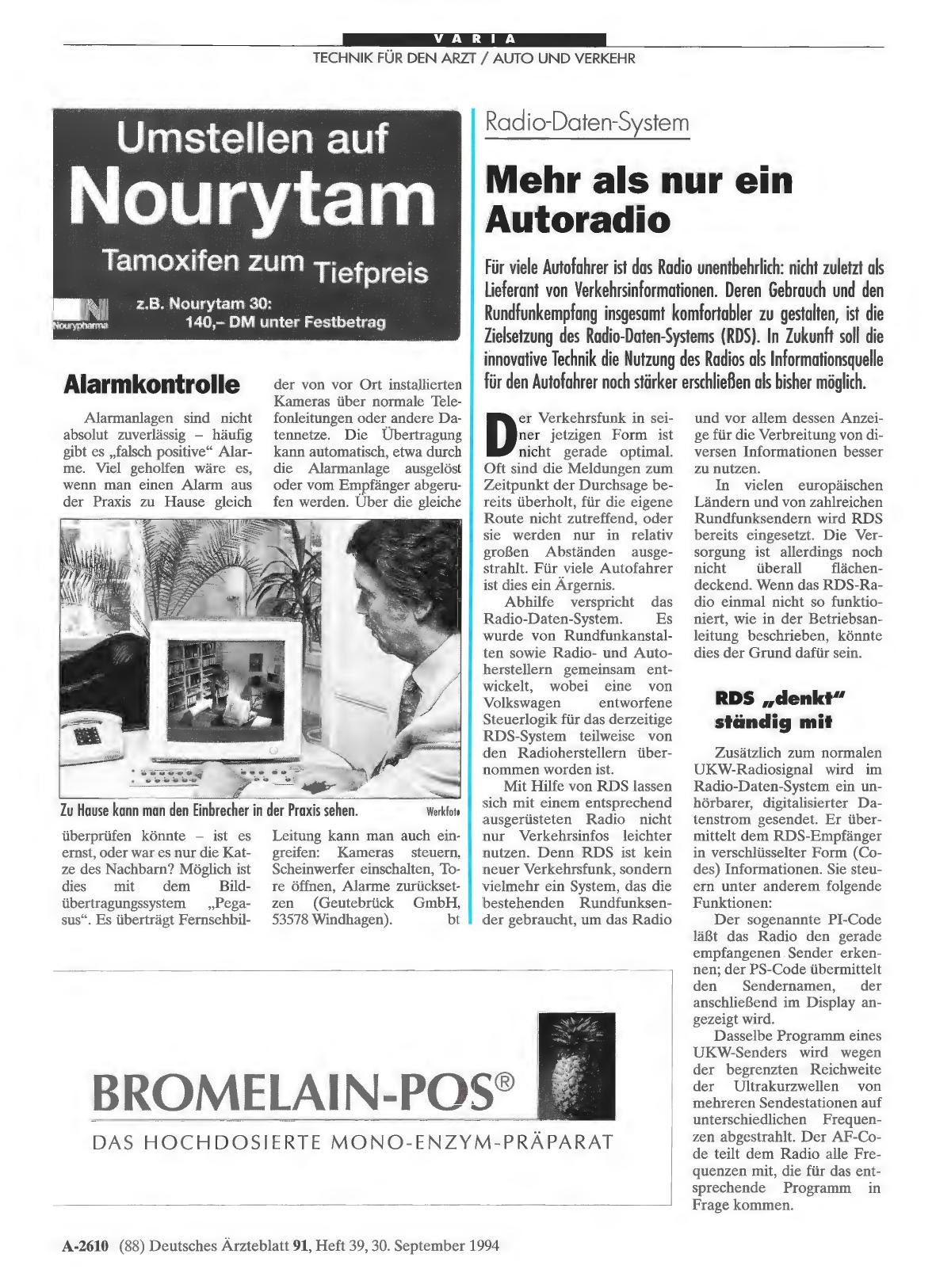 Vorschauseite 1: Alarmkontrolle