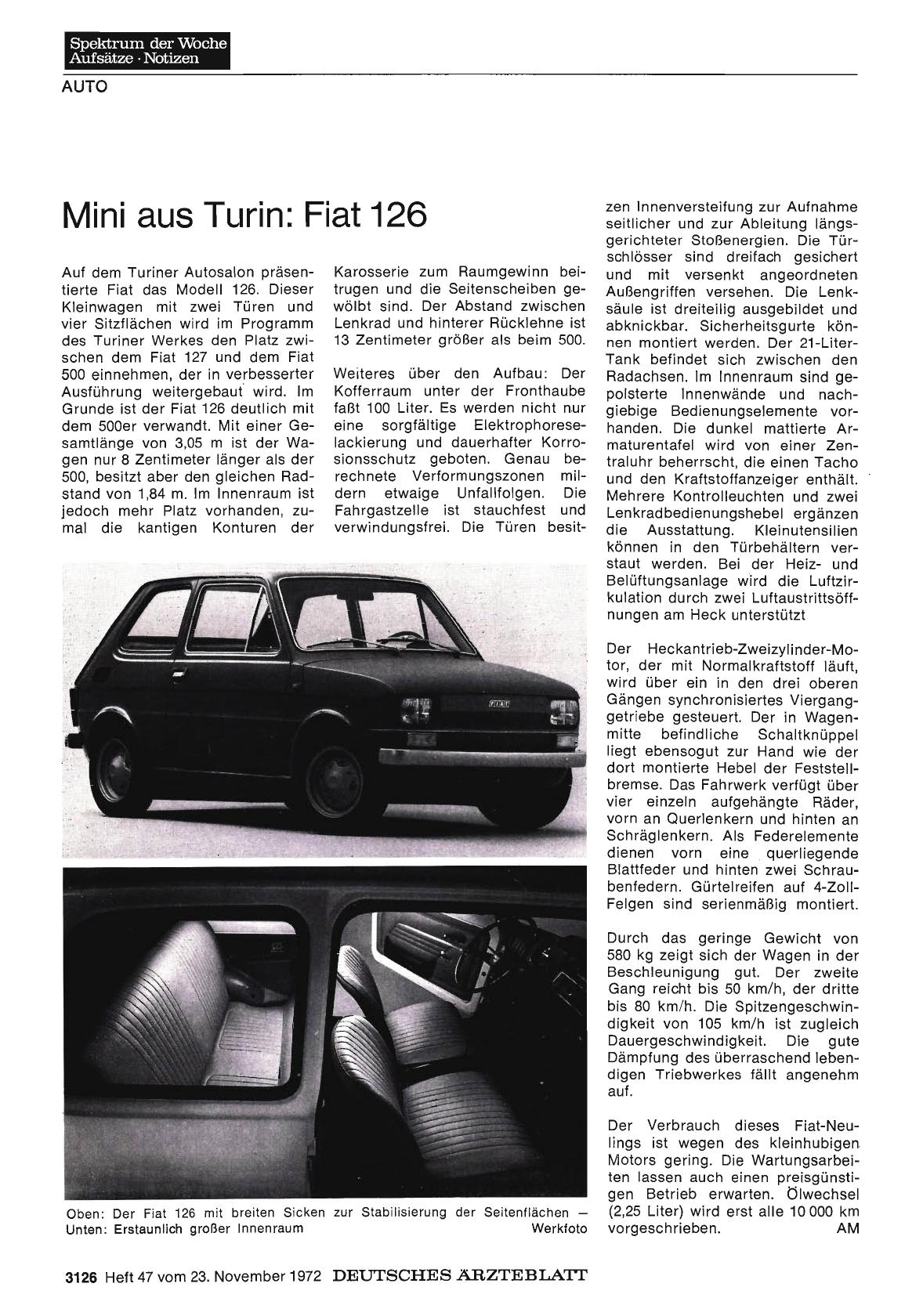 Vorschauseite 1: Mini aus Turin: Fiat 126