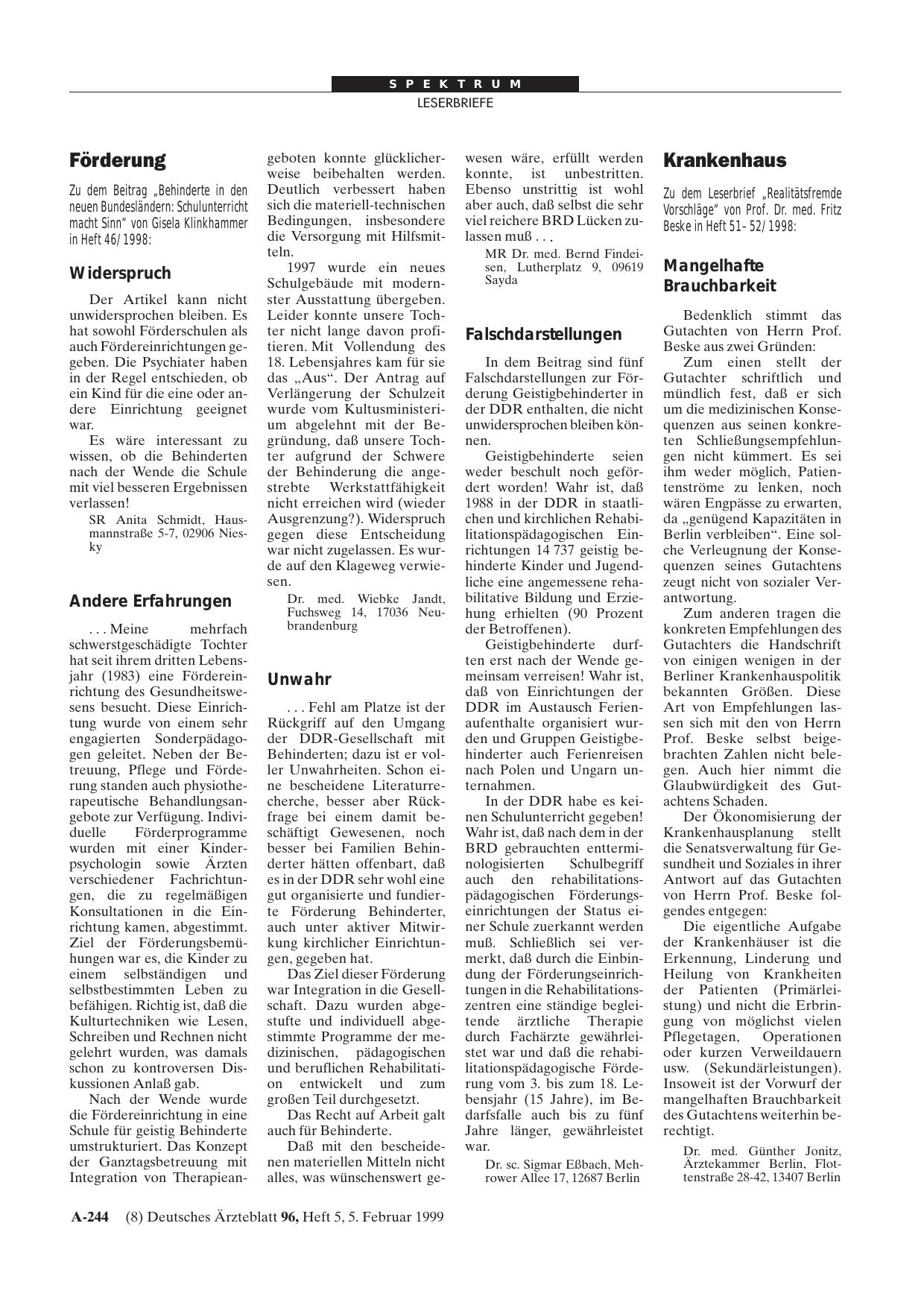 Vorschauseite 1: Förderung: Falschdarstellungen