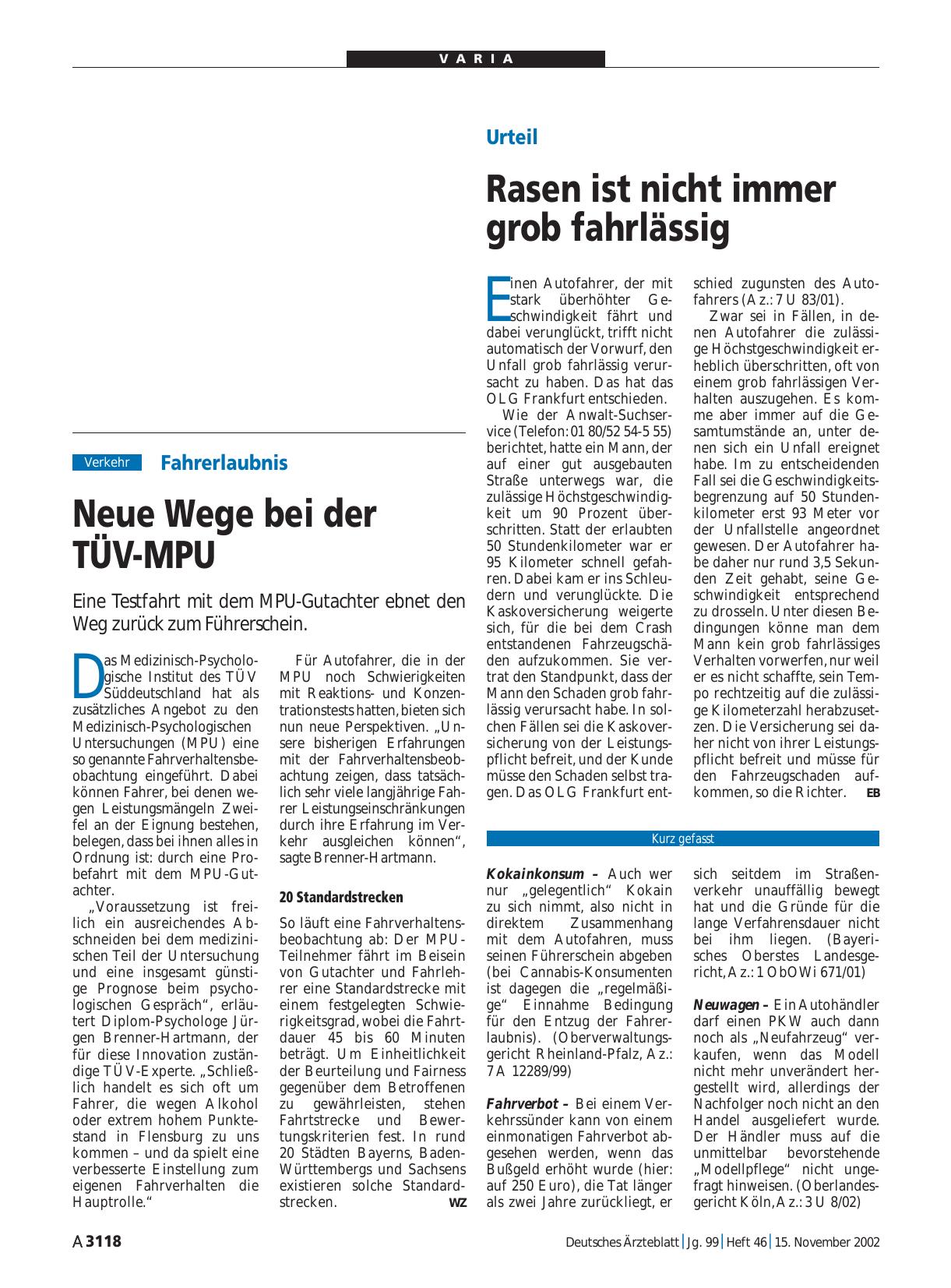 Vorschauseite 1: Fahrverbot