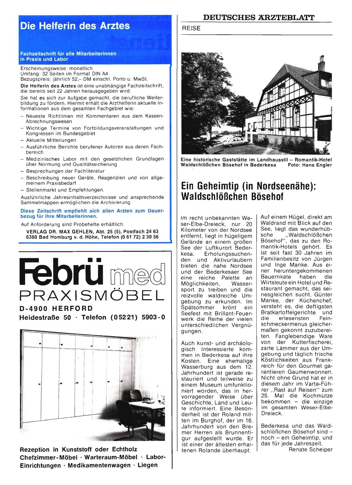 Vorschauseite 1: Ein Geheimtip (in Nordseenähe): Waldschlößchen Bösehof