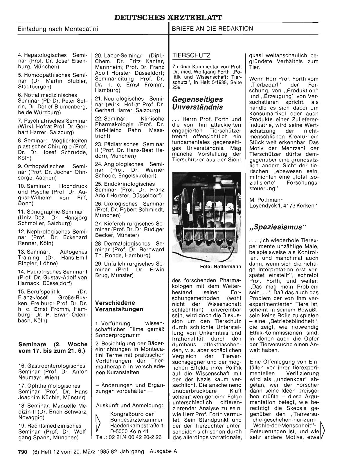 Vorschauseite 1: TIERSCHUTZ: Gegenseitiges Unverständnis