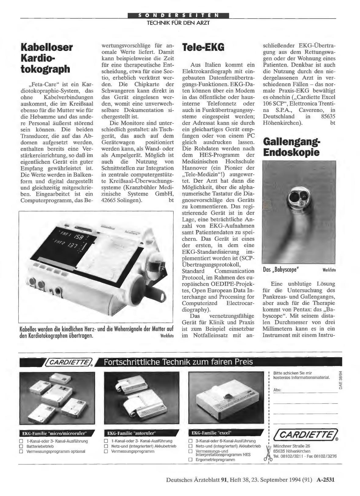 Vorschauseite 1: Tele-EKG