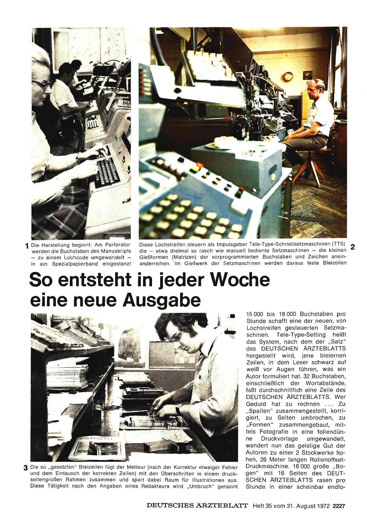 Vorschauseite 1: So entsteht in jeder Woche eine neue Ausgabe