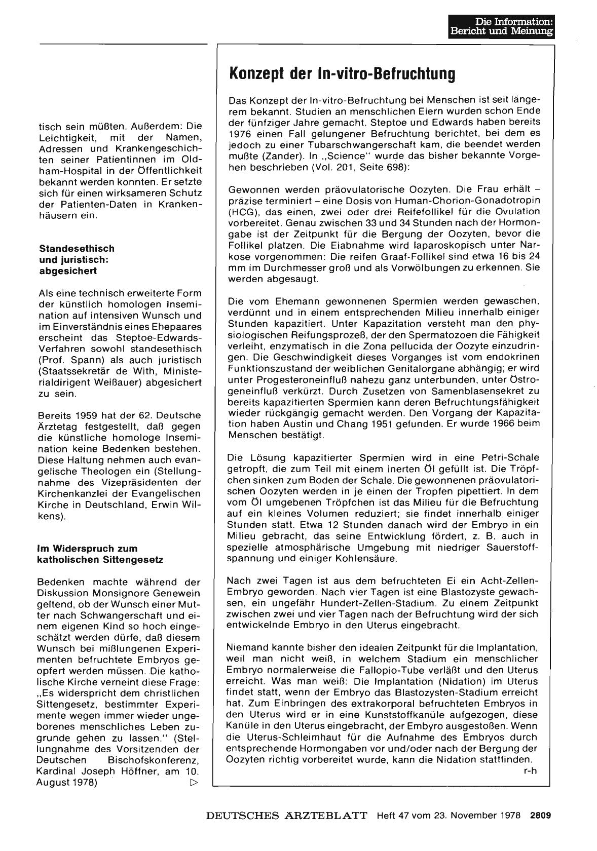 Vorschauseite 1: Konzept der In-vitro-Befruchtung