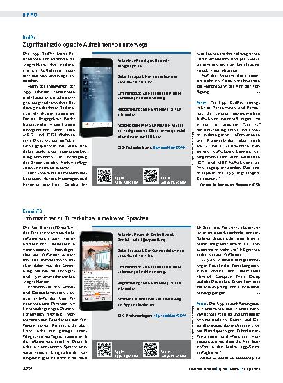 Vorschauseite 1: RadPix: Zugriff auf radiologische Aufnahmen von unterwegs