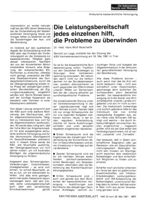 Vorschauseite 1: Die Leistungsbereitschaft jedes einzelnen hilft, die Probleme zu überwinden