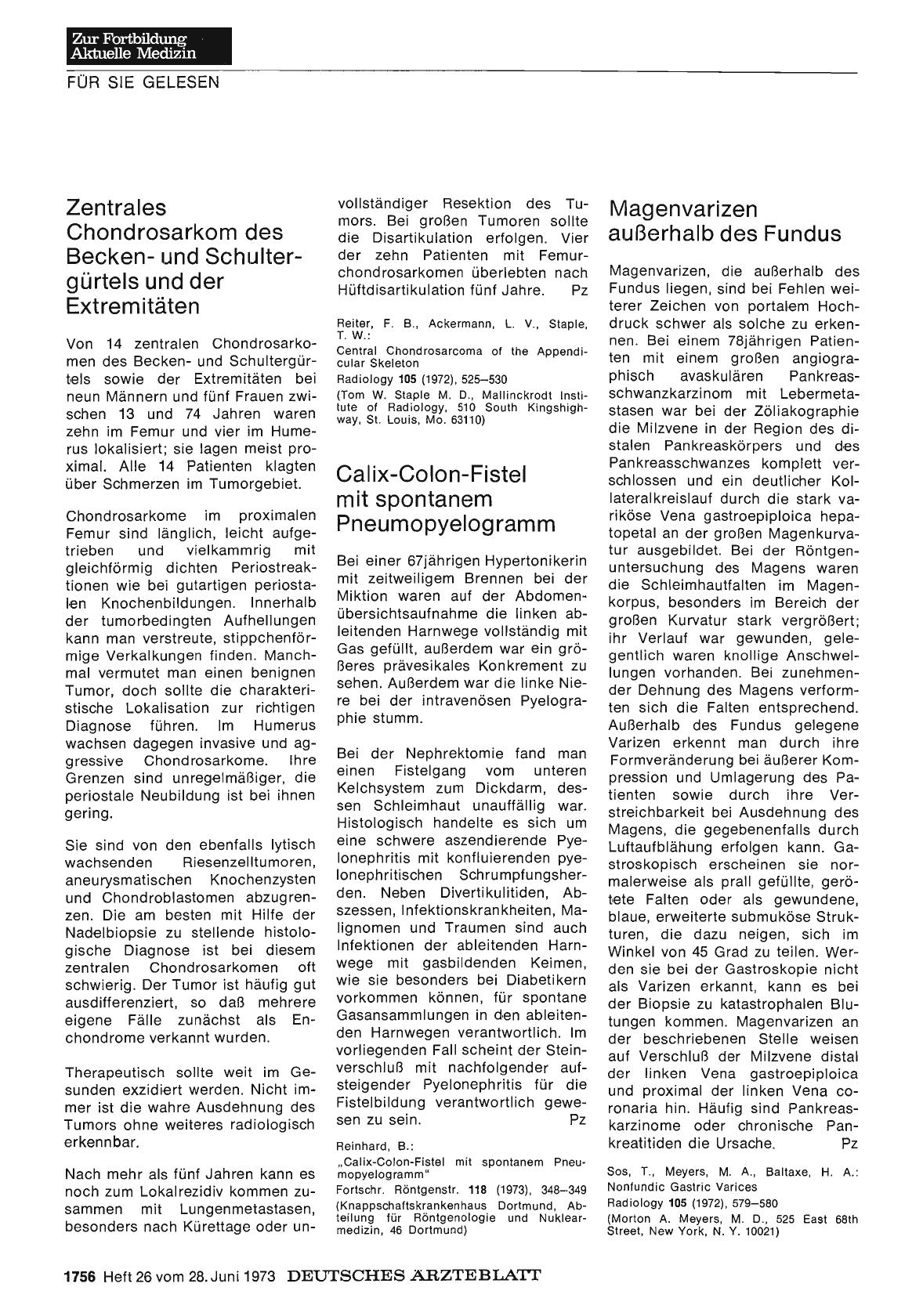 Vorschauseite 1: Calix-Colon-Fistelmit spontanem Pneumopyelogramm