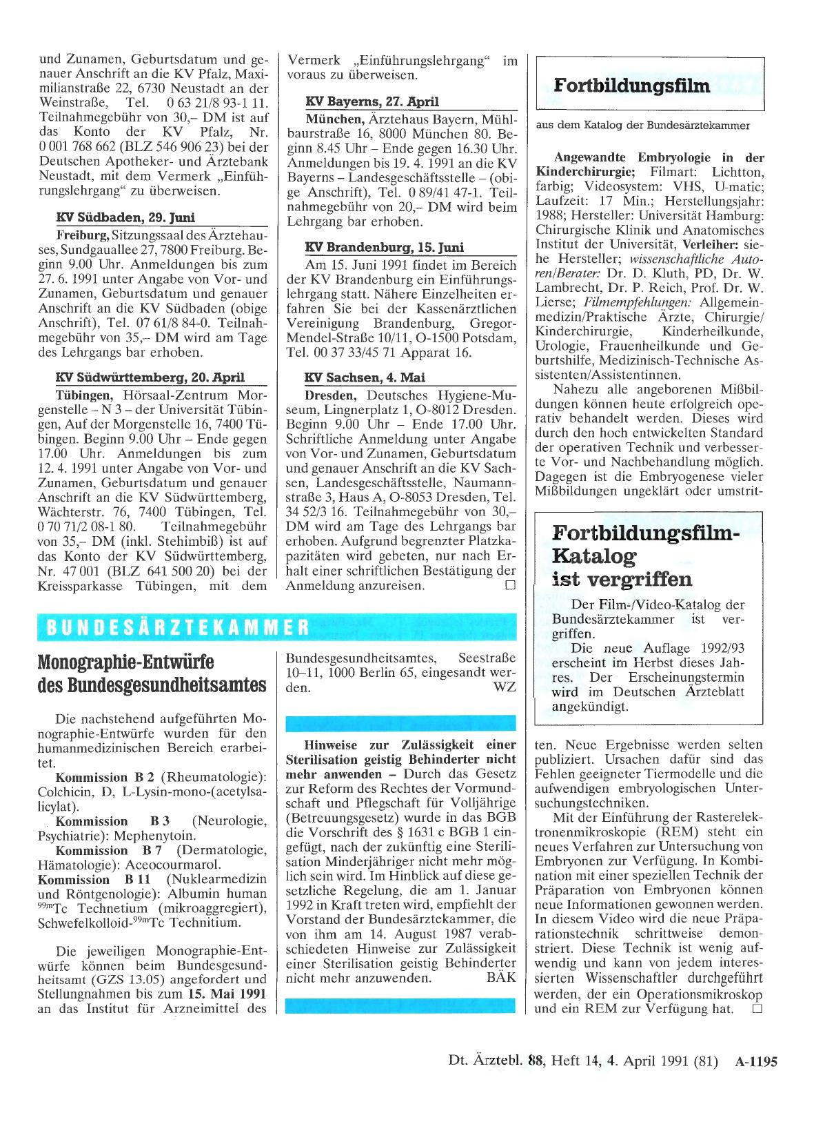 Vorschauseite 1: Fortbildungsfilm: Angewandte Embryologie in der Kinderchirurgie