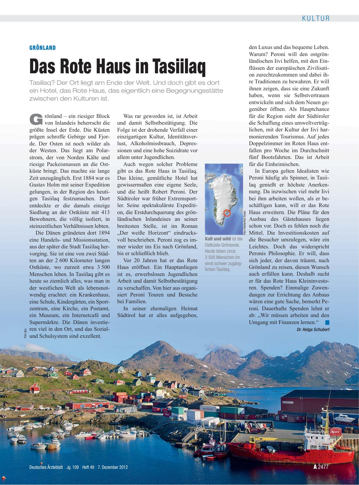 Vorschauseite 1: Grönland: Das Rote Haus in Tasiilaq